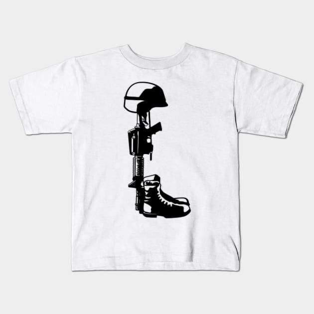 Without war there is no peace. Kids T-Shirt by War Store